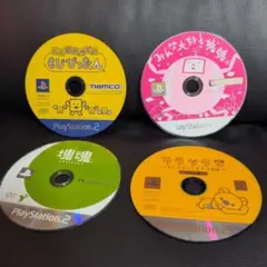 PS2 ソフト 4本セット もじぴったん 塊魂 みんな大好き塊魂 リラックマ