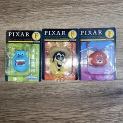 ピクサー　ハッピーくじ　F賞　フェイスマグネット　計3点