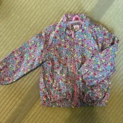 花柄上着　フード付き