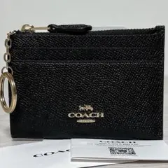 ✨未使用✨COACH コーチ IDケース コインケース キーリング レザー 金具
