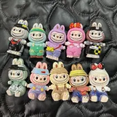 ラブブ　LABUBU 立体フィギュア　デコパーツ　10個