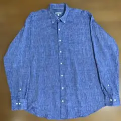 PETER MILLAR リネン入ボタンダウンシャツ XLサイズ