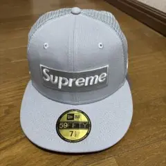 Supreme 59FIFTY グレー キャップ 7 1/2