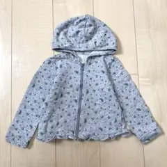 パーカー　灰色　グレー　子供　キッズ　服　100