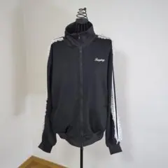 W♡C ジャージ　フリル　レディース　ブラック