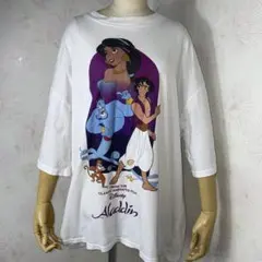 Disney アラジン Tシャツ ホワイト Mサイズのサムネイル