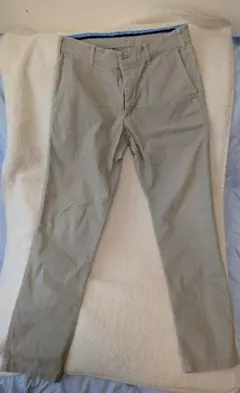 エドウィン　ベージュ ストレートレッグ チノパン　メンズS