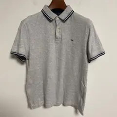 Tommy Hilfiger トミーヒルフィガー グレー ポロシャツ M