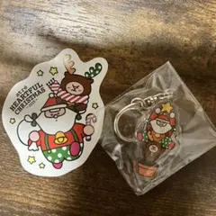 アトレ きまぐれサンタ　ステッカー　アクリルキーホルダー