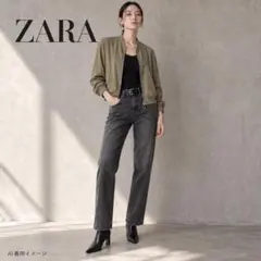 ZARA ザラ 薄手 ボンバージャケット カーキ ブルゾン