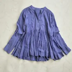 美品　green label relaxing 全方位映えブラウス　体型カバー