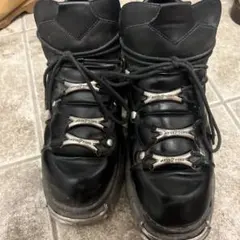 AYUP PONG ブラック ハイカットブーツ ニューロック風 お兄系