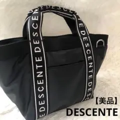【美品】DESCENTE ブラック カートバック