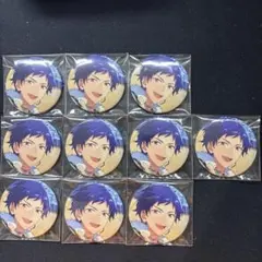 ③伏見弓弦 フィーチャースカウト 缶バッジ ブラックステージ idol