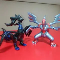 ゼクロム　レシラム　フィギュア 廃盤 ポケモン モンコレ ゼクロム レシラム 伝説 フィギュア