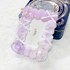 ホイップデコ 硬質ケース トレカケース B8 推し活 紫×白