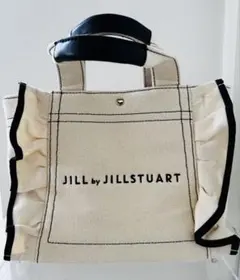 JILL by JILLSTUART フリル付き キャンバストートバッグ 未使用