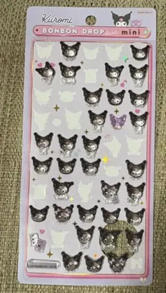 サンリオミニ　クロミ　ボンボンドロップシール　正規品