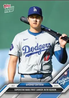 ☀️大谷翔平 30本塁打30盗塁 30-30達成記念 2024 toppsNOW