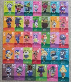 【匿名配送】どうぶつの森　amiiboカード　34枚まとめ売り　アミーボカード