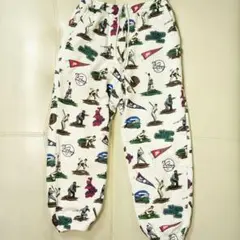 ケボズ ボールパーク スウェットパンツ L 総柄 KEBOZ BALLPARK