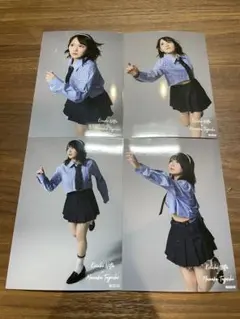 AKB48 大丸梅田店 大衣装展 ランダム　生写真　4種　コンプ　田口愛佳