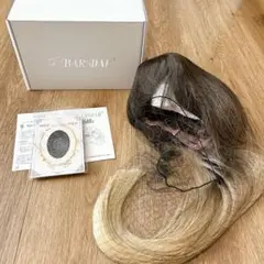 ‼️最終価格‼️ストレート ロング フルウィッグ(ブラックブラウン＆ゴールド)
