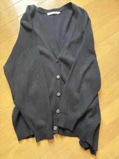 AMERICAN HOLIC ブラック　アシンメトリーカーディガン L