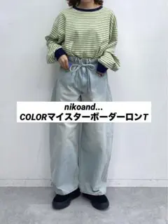 nikoand...（ニコアンド）ロンT