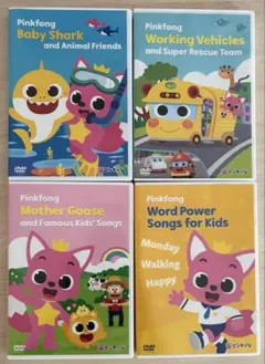 Pinkfong DVDセット 4枚組 - メルカリ