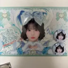 iLiFE あいす クリアポスター 缶バッジセット