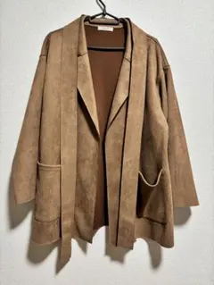 FREAK'S STORE ブラウン スエード風ジャケット