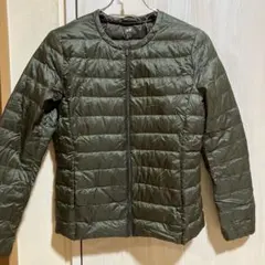 ユニクロ　ウルトラライトダウン　インナーダウン　モスグリーン