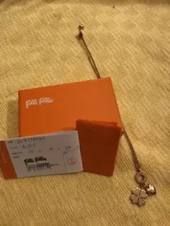 フォリフォリ四葉のクローバーネックレス