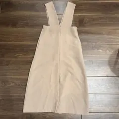 レスピーギ プライオリティー 大人ジャンスカ ベージュ デート服 秋服 ロング丈