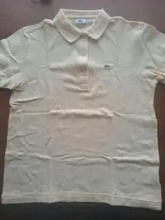 ❣️LACOSTE ❣️半袖ポロシャツ 　クリーム色　サイズ40