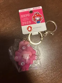 万博　ミャクミャクコラボ推しカラーマイメロディ キーホルダー EXPO 2025