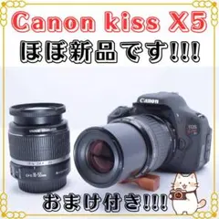 【ほぼ新品シャッター数110回】Canon EOS X5 　Wレンズセット ほぼ新品シャッター数110回】Canon EOS X5 Wレンズセット - メルカリ