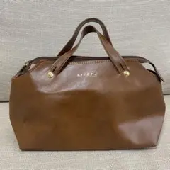 LIFEEN ブラウンレザー ハンドバッグ