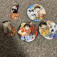 ONEPIECE ワンピース ルフィ 缶バッジ アクリルスタンド　まとめ売り