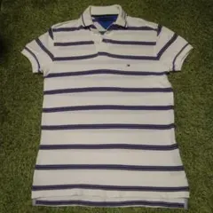 トミーヒルフィガー ポロシャツ ラガーシャツ ボーダー