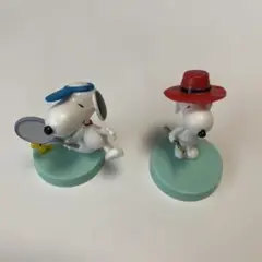 スヌーピー テニスプレイヤー フィギュアセット　チョコエッグ