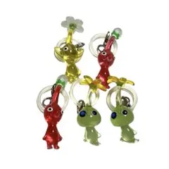 【未使用】ピクミン めじるしアクセサリー 黄 赤 光 5個セット