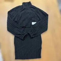 140 セットアップ　ワンピース　黒