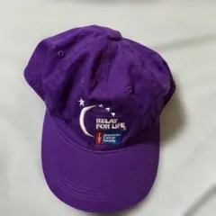 RELAY FOR LIFE キャップ パープル