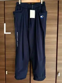 ネイビー 新品 S.F.C メッシュ ワイド テーパード イージー パンツ L
