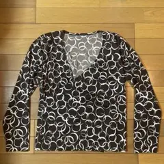 4228カシュクール　こげ茶　柄