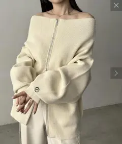 2025年最新】カプリシューレマージュ wジップボートネックニット