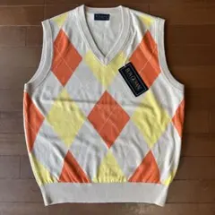 値下げしました　メンズニットベスト　薄手