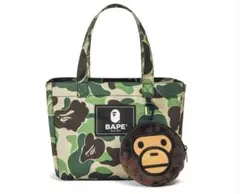 A BATHING APE カモフラ トートバッグ 2点セットのサムネイル